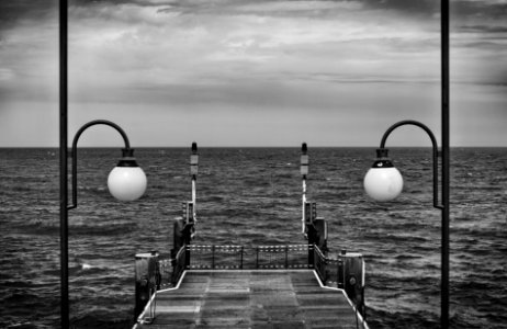 Symmetry, Pier, Sky