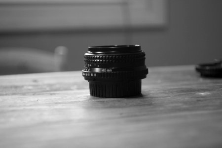 Minolta, 45mm, Lens photo