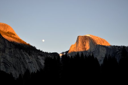 Yosemite valley, United states, Sunset