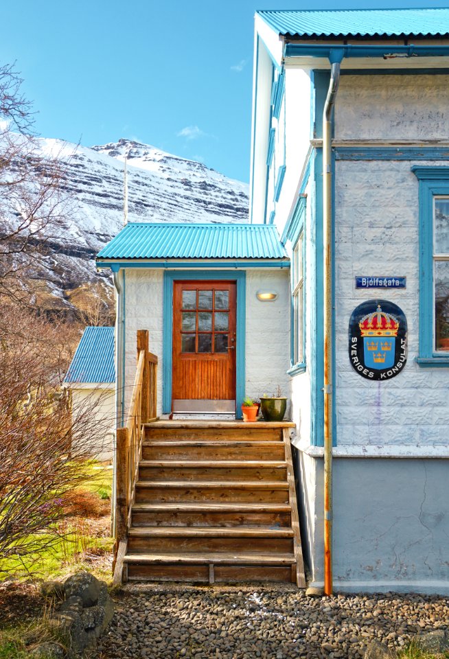 Icel, Seydisfjordur, Doorstep
