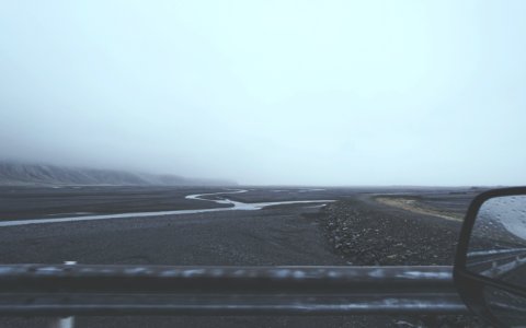 Icel, Riverbed, Fog