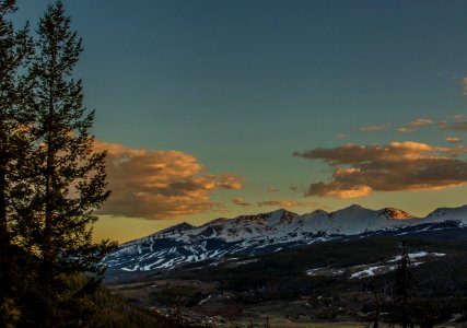 Breckenridge, United states, Sunset