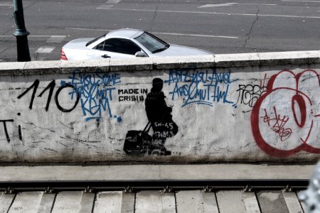 Budapest, Hungary, Graffiti photo