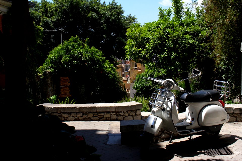 Italy, Taormina, Trees