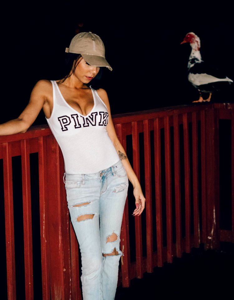 Woman, Girl, Duck