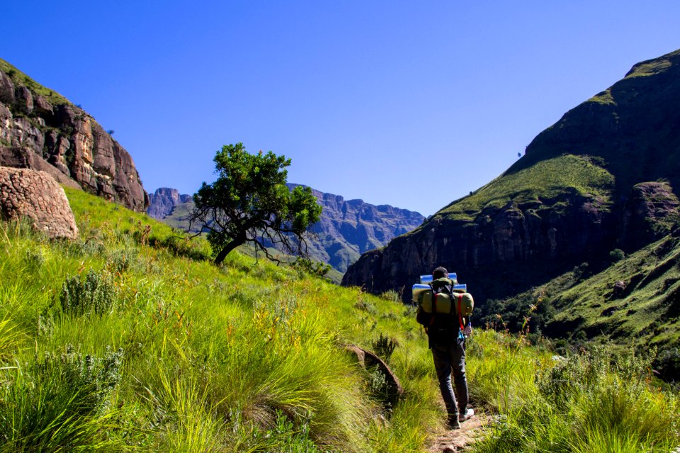 Mountain, Hike, Mountain range
