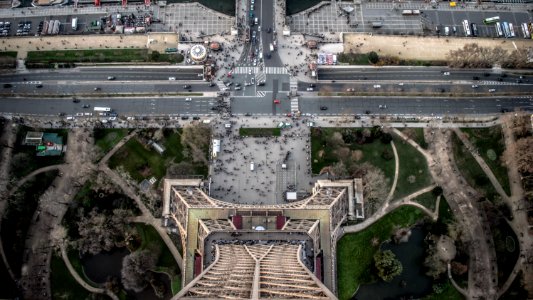 aerial view photography of Eiffel Tower photo