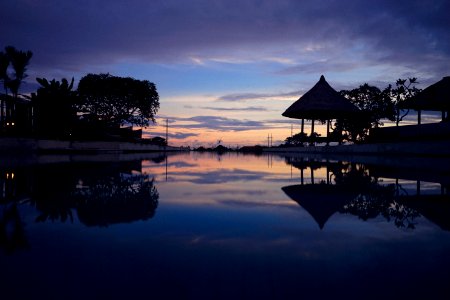 Sunset, Infinity, Reflection