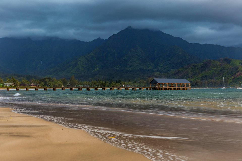 Hanalei bay, United states, Beach