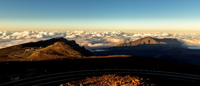 Haleakal national park, United states, Clouds