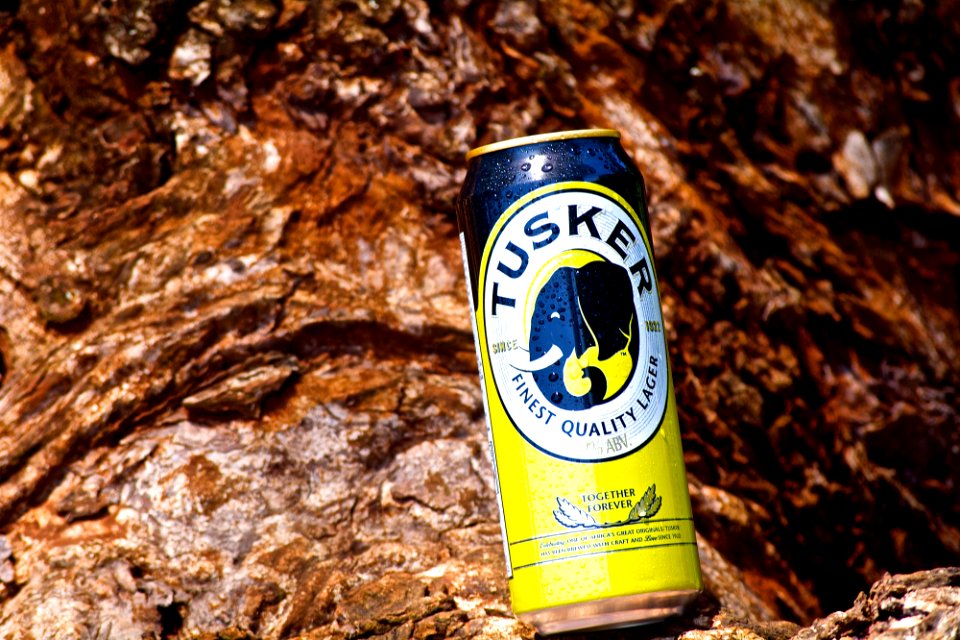 A can of Tusker beer.