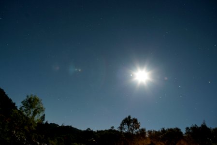 American river, United states, Night