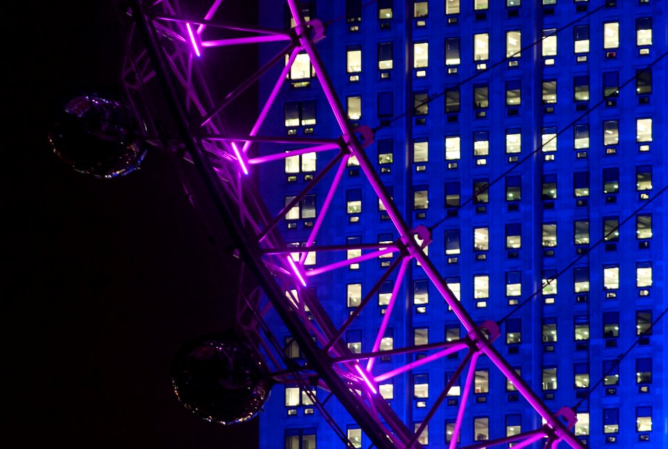 London eye, London, Light