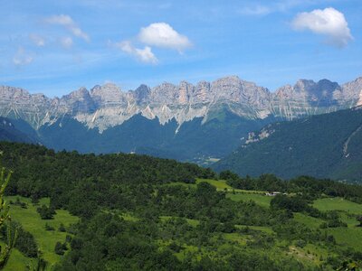 Mountain landscape rochers du playnet montagne de lans