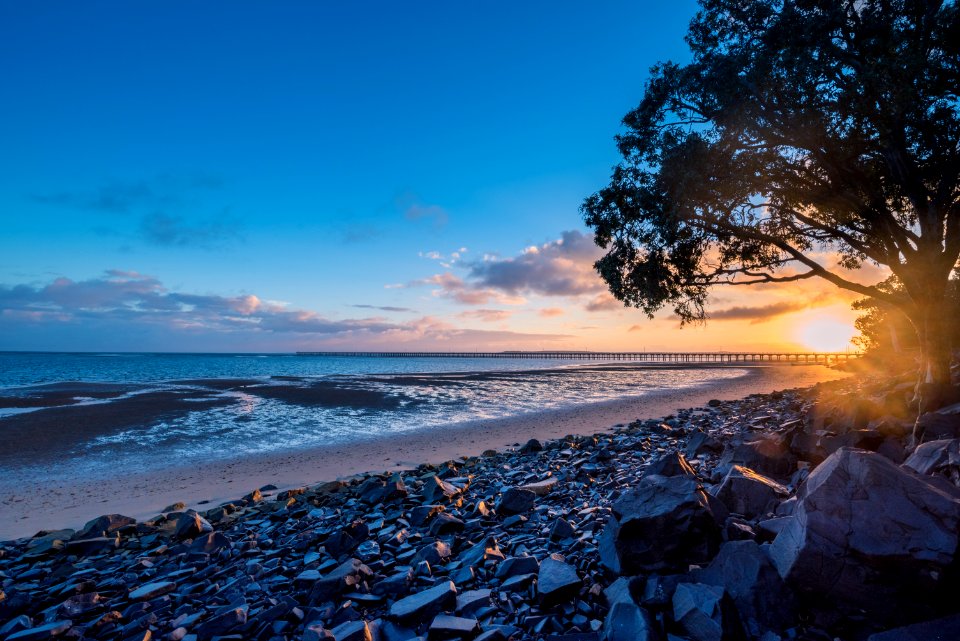 Hervey bay, Australia, Rocks photo