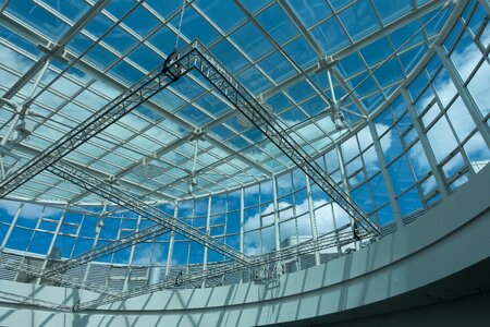 Glass steel dome