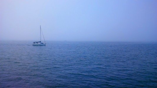 boat at the middle of the sea
