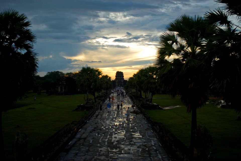 Angkor wat, Cambodia, Sky