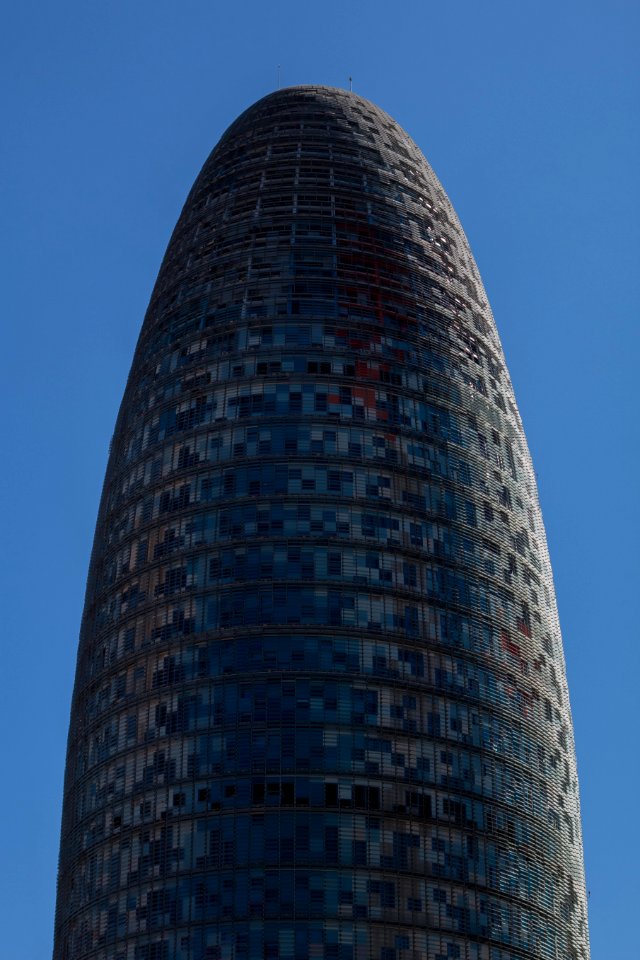 Torre agbar, Barcelona, Spain