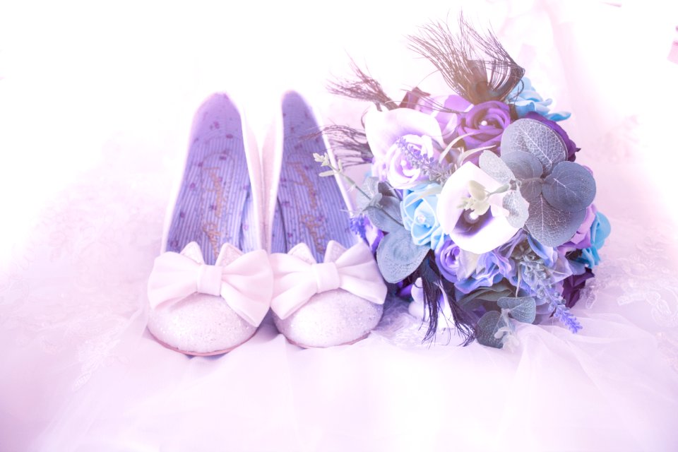 Footware, Marriage, Bouquet