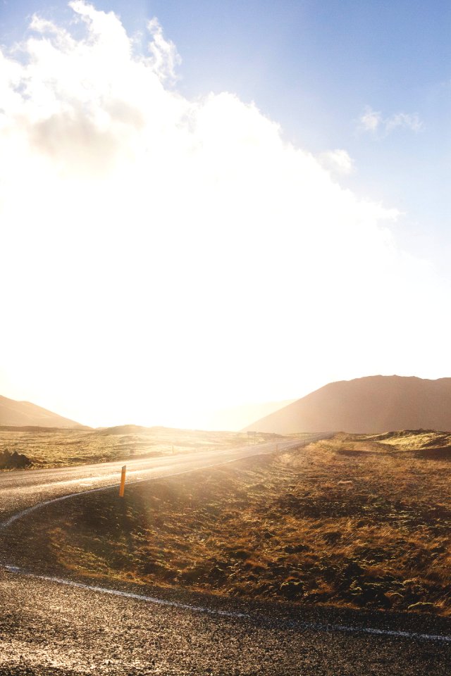 Icel, Road, Sun