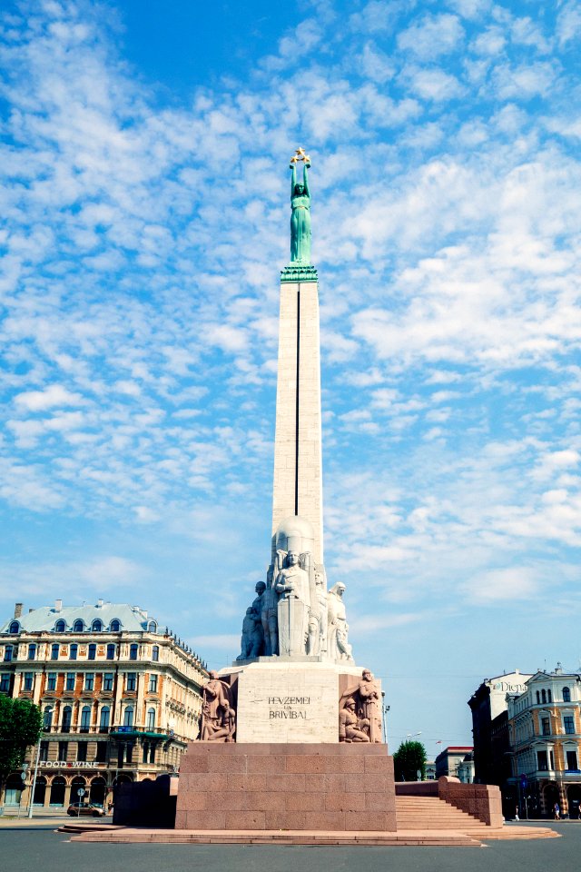 Riga, Latvia, The freedom monument