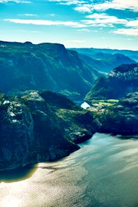 Norway, Pulpit rock, Mountain photo