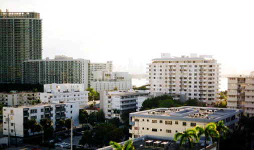 Sunset, Miami, Building