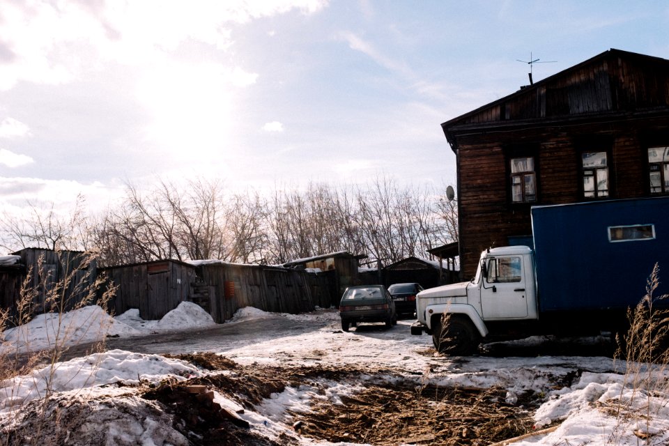 Tomsk, Russia, Snow