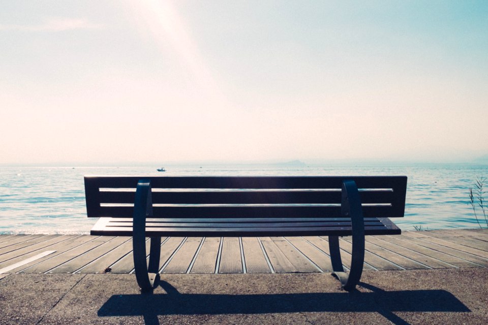 Bardolino, Italien, Bench