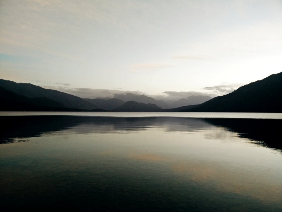 Lake kaniere, New zeal, In new zeal