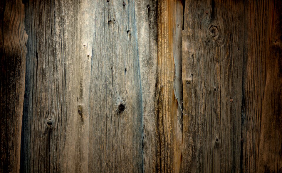 Washed off wooden structure grain
