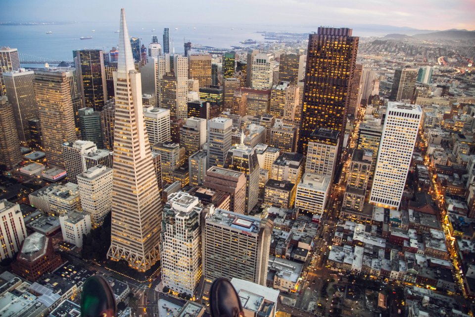 aerial view of city during daytime photo