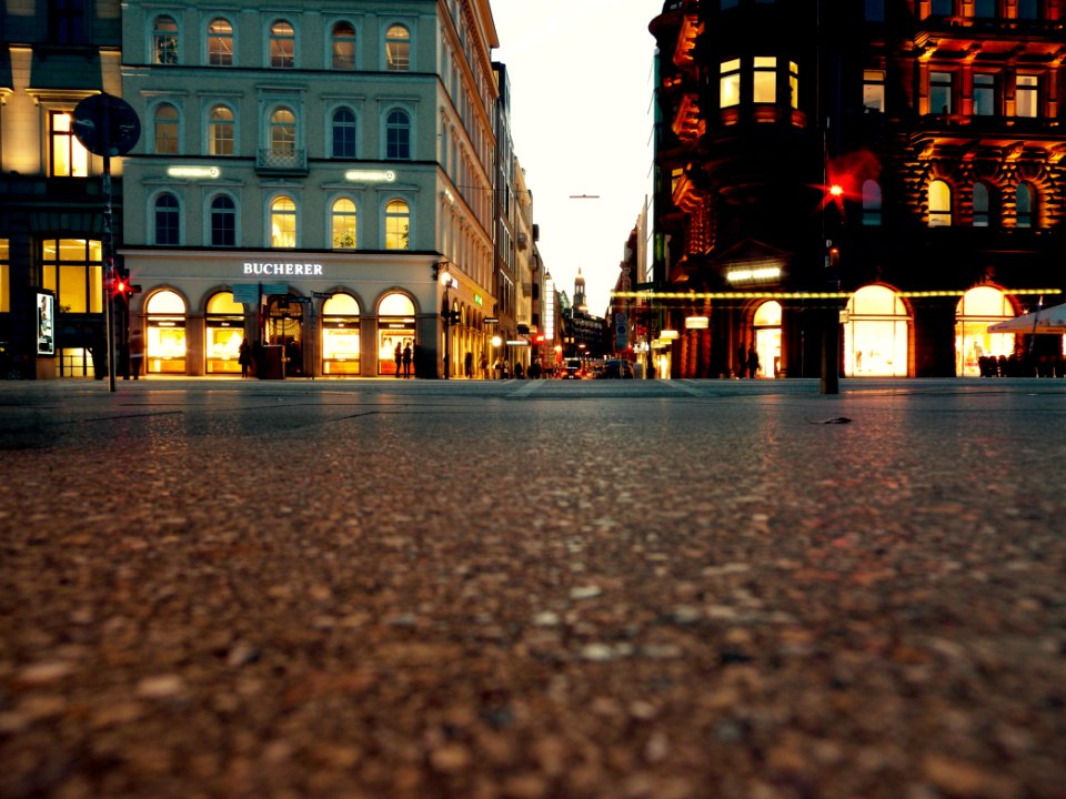 Hamburg, Germany, Evening traffic