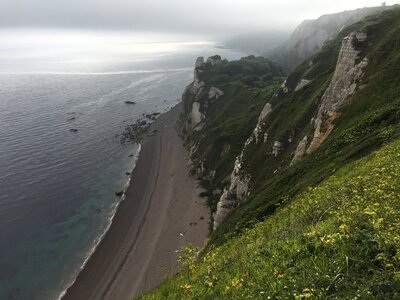 Coastline cliff jurassic photo