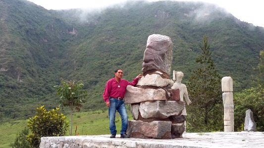 Quito, Ecuador, Museo templo del sol pintor cristobal ortega maila