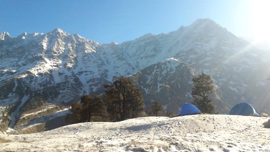 Trail to snowline cafe, Dharamshala, India