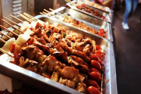 Bangkok, Street food, Meat