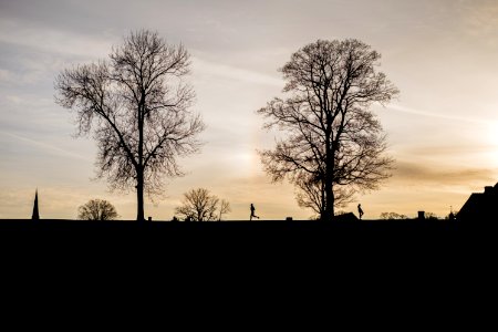 Copenhagen, Denmark, Silhouette