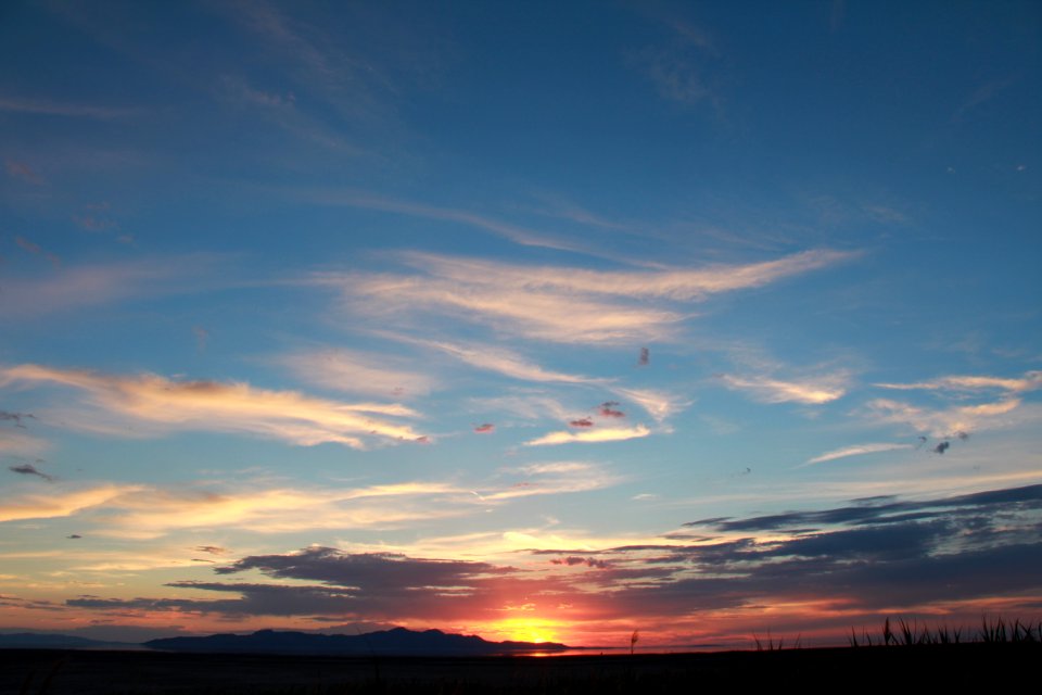 Sky, Orange, Sunset