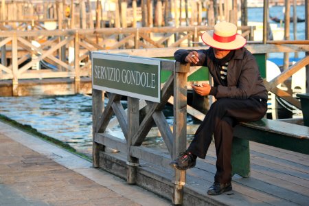 Italy, Venice, Gondole