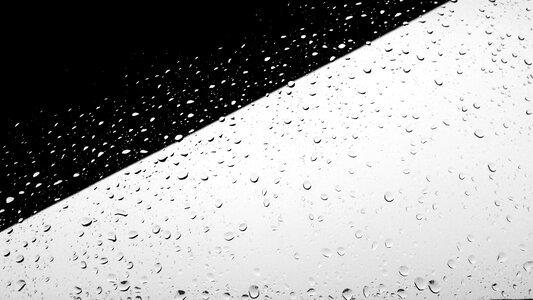 Minimalistic rain raindrops photo