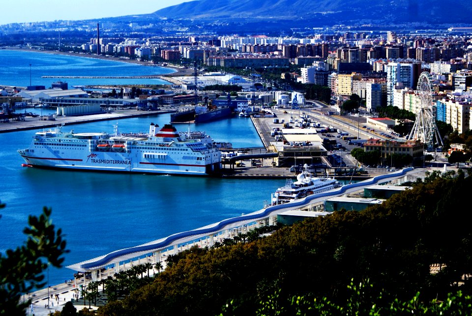 El melillero en el puerto de, M laga, Spain