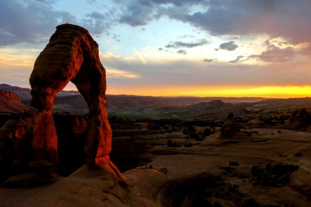 Upper delicate arch viewpoint, Moab, United states photo