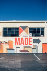 Atlanta Made printed building under blue sky during daytime photo
