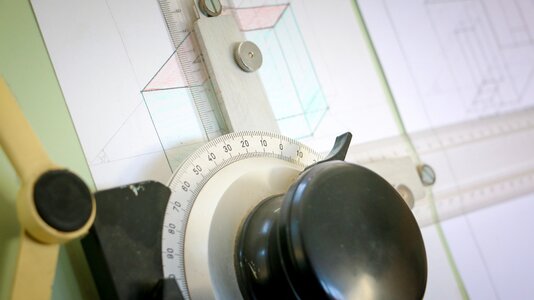 Drawing paper ruler