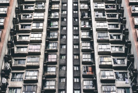 Hong kong, Mirror, Urban