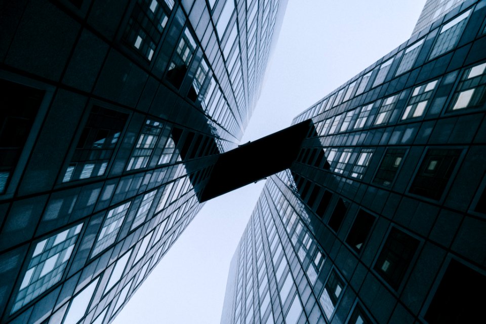 low angle photography of highrise building