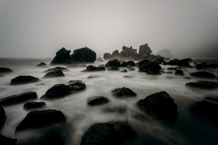 Ocean, Fog, Pacific photo
