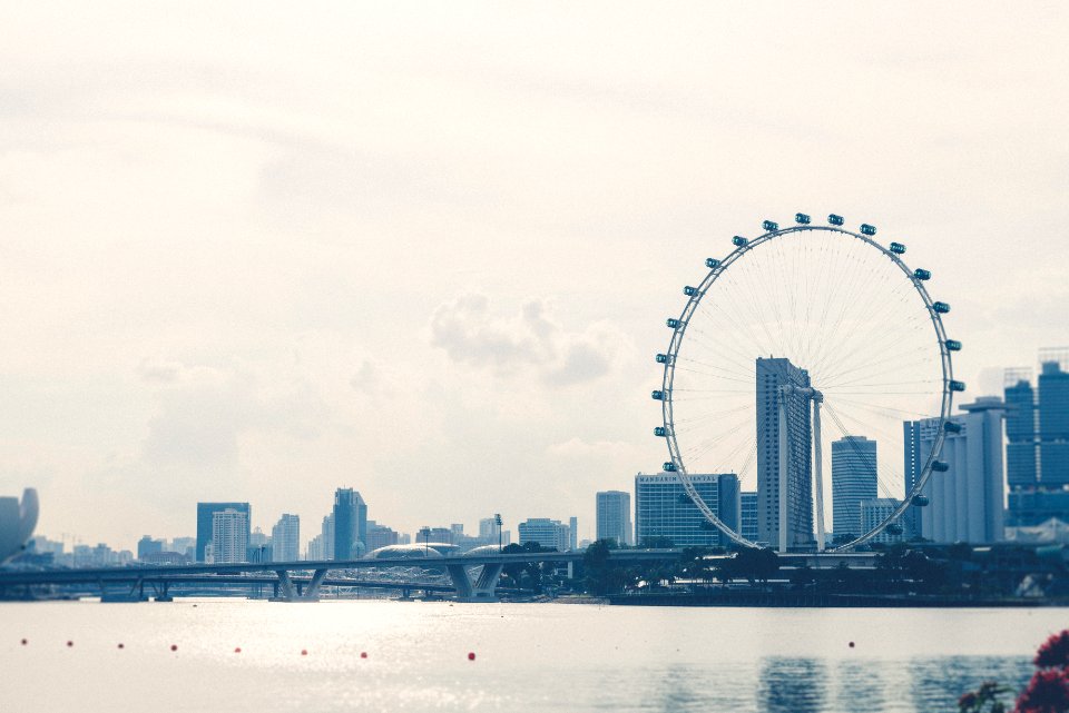 Singapore flyer, Singapore, Scape